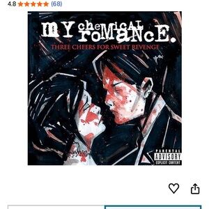 New Sealed- My Chemical Romance - Three Cheers for Sweet Revenge Vinyl